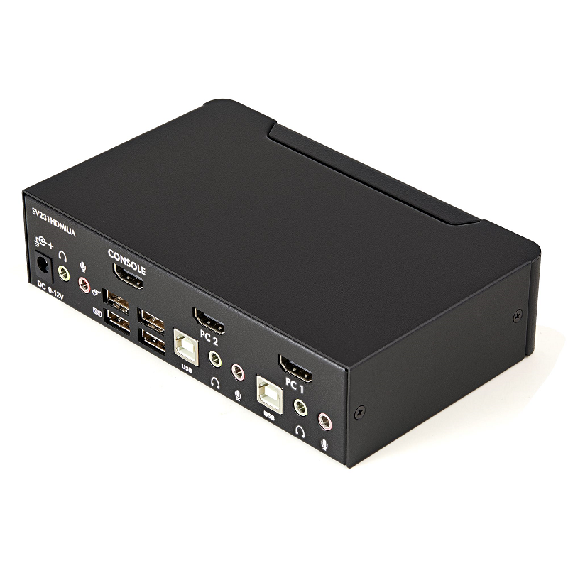 StarTech SV231HDMIUA 2 Port USB HDMI KVM Switch with Audio and USB 2.0 Hub
